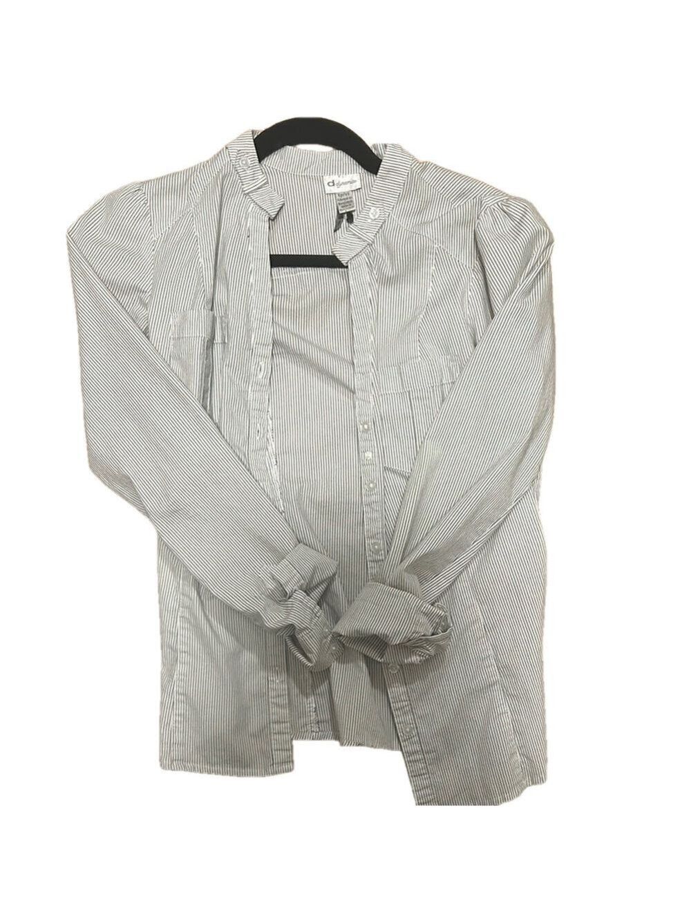 Striped Button-Up Shirt